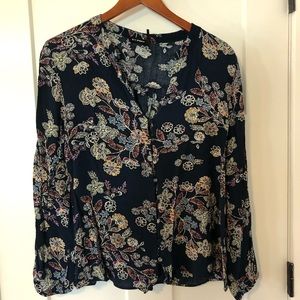 Navy blouse